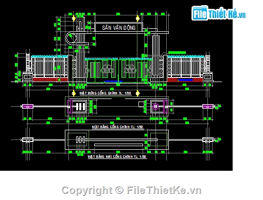 Bản vẽ,Bản vẽ mặt bằng,Bản vẽ autocad,Cổng hàng rào,mẫu hàng rào,file cad mặt bằng